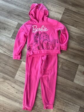 Barbie Bright Pink Hoodie and Jogger Set